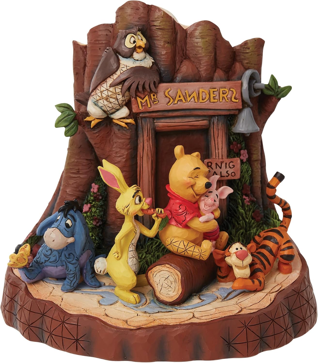 Winnie The Pooh / Winnie Puuh Carved By Heart Hundred Acre Pals - Disney Traditions 6010879 Jim Shore Disneyfigur Winnie The Pooh / Winnie Puuh Carved By Heart Hundred Acre Pals - Disney Traditions 6010879 Jim Shore Disneyfigur