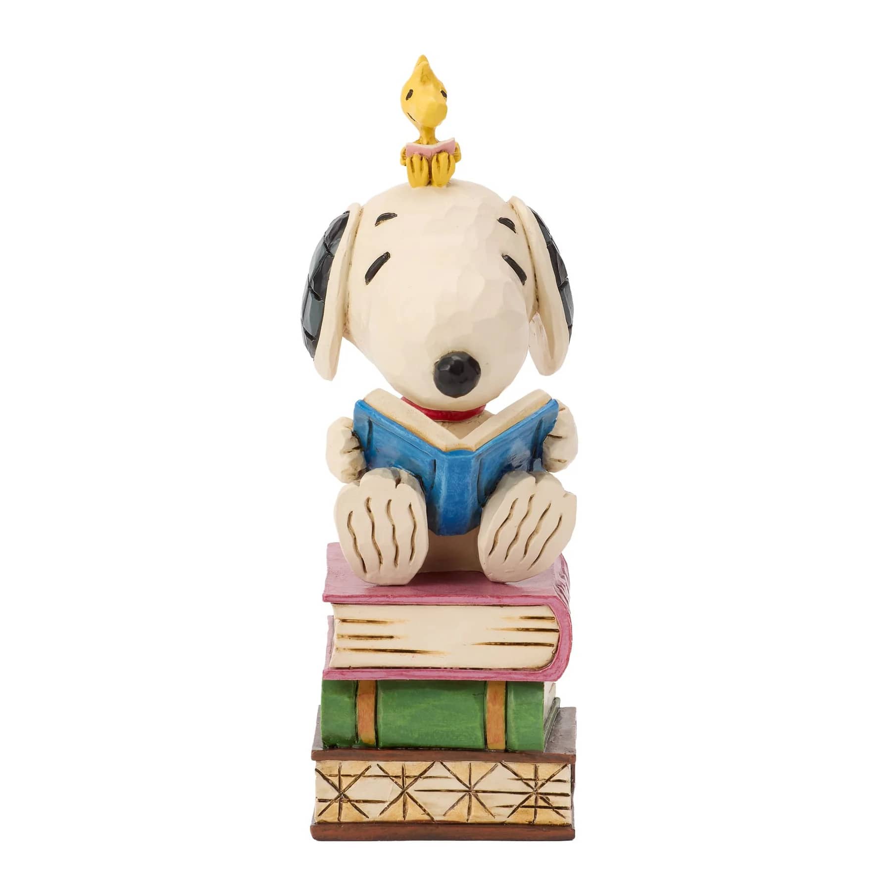 My Week is Fully Booked - Snoopy & Woodstock Buchstapel 6019597 Jim Shore Peanuts Snoopy Figur