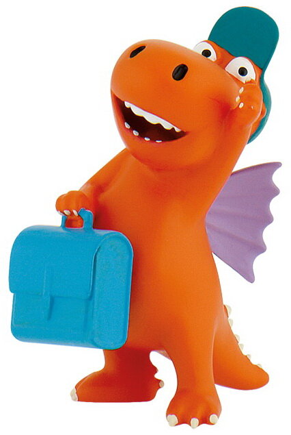 Der kleine Drache Kokosnuss - Kokosnuss mit Tasche - Bullyland Spielfigur 44053 Der kleine Drache Kokosnuss - Kokosnuss mit Tasche - Bullyland Spielfigur 44053