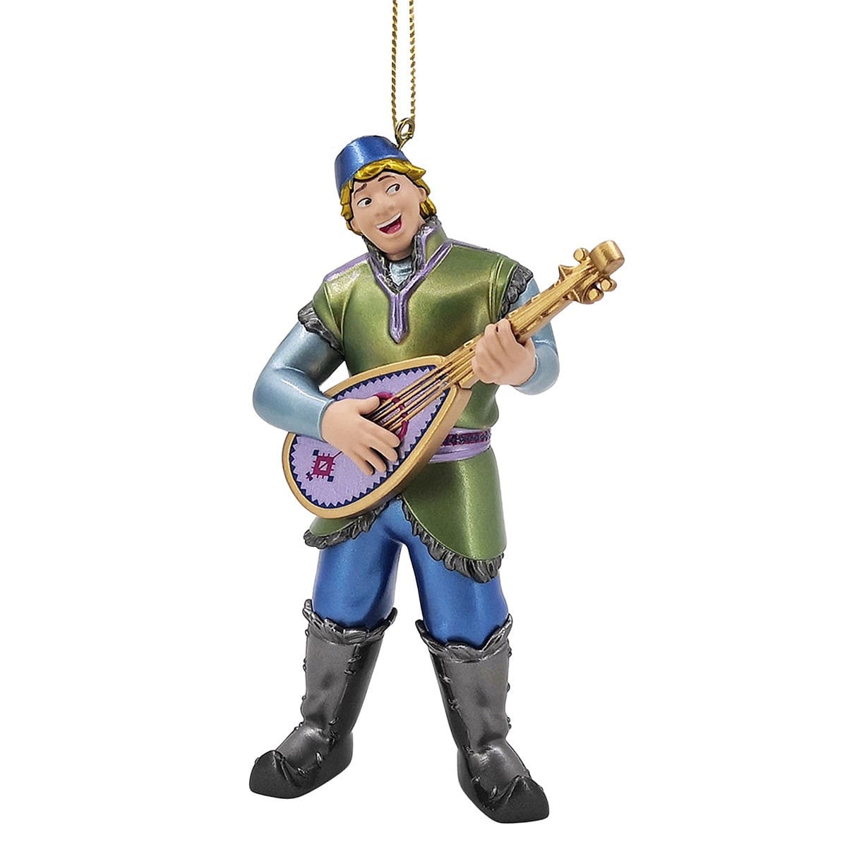 Weihnachtsornament Frozen Kristoff mit Laute Metallic - DN26209 - Disney Weihnachtsanhänger Die Eiskönigin