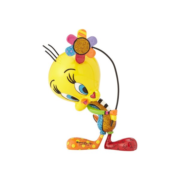 4058184a Romero Britto, Looney Tunes by Romero Britto, Looney Tunes, Britto Looney Tunes, Britto Disney, Tweety Bird, Tweety with Flower, Tweety mit Blume, Tweety Pie, 4058184