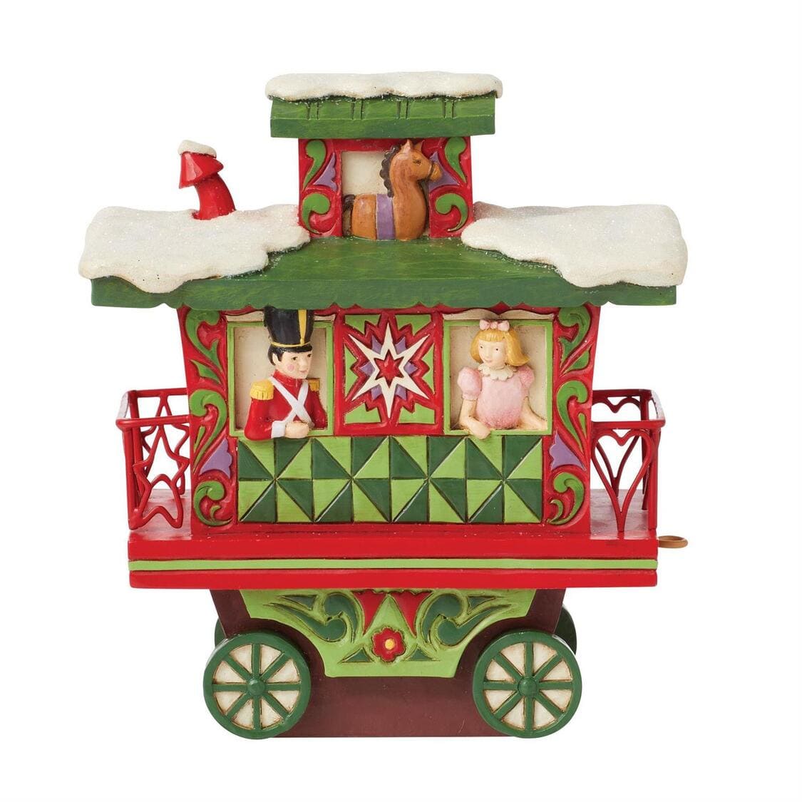 North Pole Delivery Train Car Caboose - Zuganhänger - Heartwood Creek by Jim Shore 6015481 North Pole Delivery Train Car Caboose - Zuganhänger - Heartwood Creek by Jim Shore 6015481