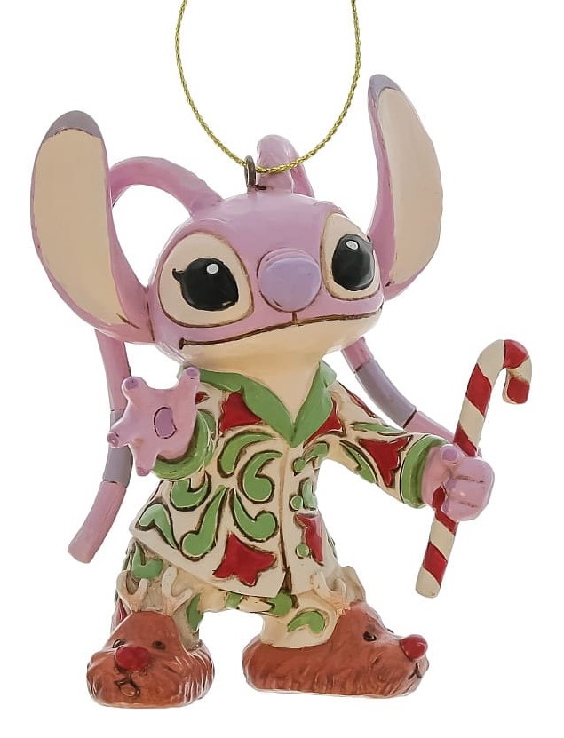 Christmas Dreams Angel in Weihnachtspyjama Ornament - Disney Traditions Jim Shore 6017544 Christmas Dreams Angel in Weihnachtspyjama Ornament - Disney Traditions Jim Shore 6017544