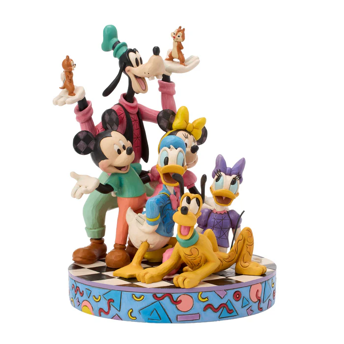 Old School Cool Mickey & Freunde Figur /  6019892 Disney Traditions Jim Shore Disneyfigur 90s Retro
