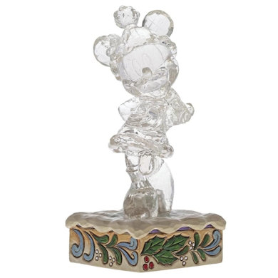dt-4059925 Disney Traditions, Jim Shore, Ice Bright Collection, Mickey Mouse, Micky Maus, Volkskunst, Folkart, Disneyfigur, Disney Figur, Minnie Mouse
