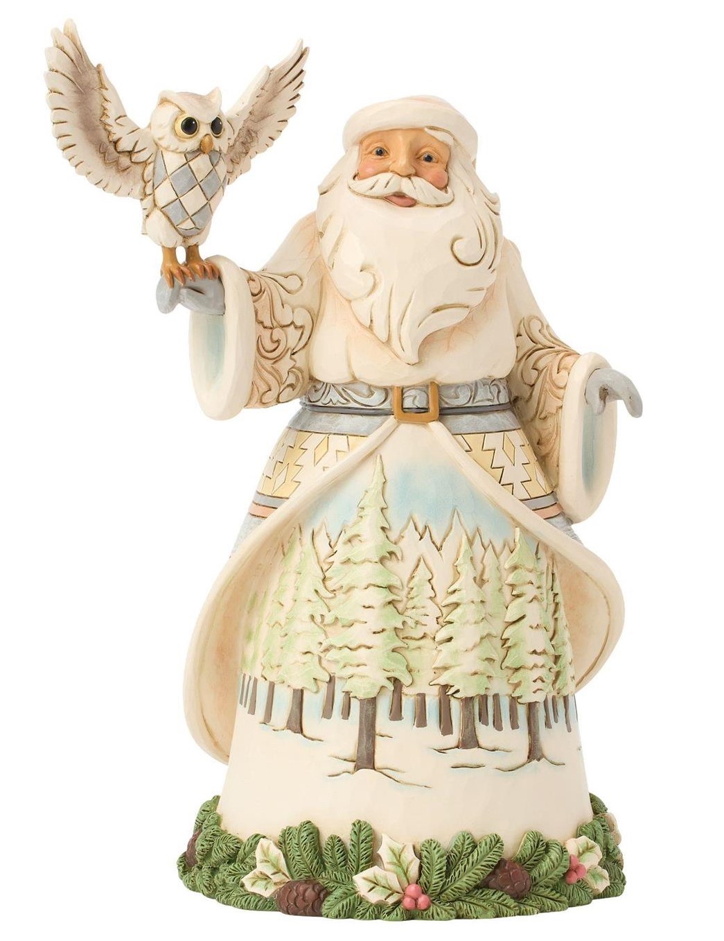 Santa's Woodland Messenger - Weihnachtsmann mit Eule - Heartwood Creek by Jim Shore 6017171 Santa's Woodland Messenger - Weihnachtsmann mit Eule - Heartwood Creek by Jim Shore 6017171