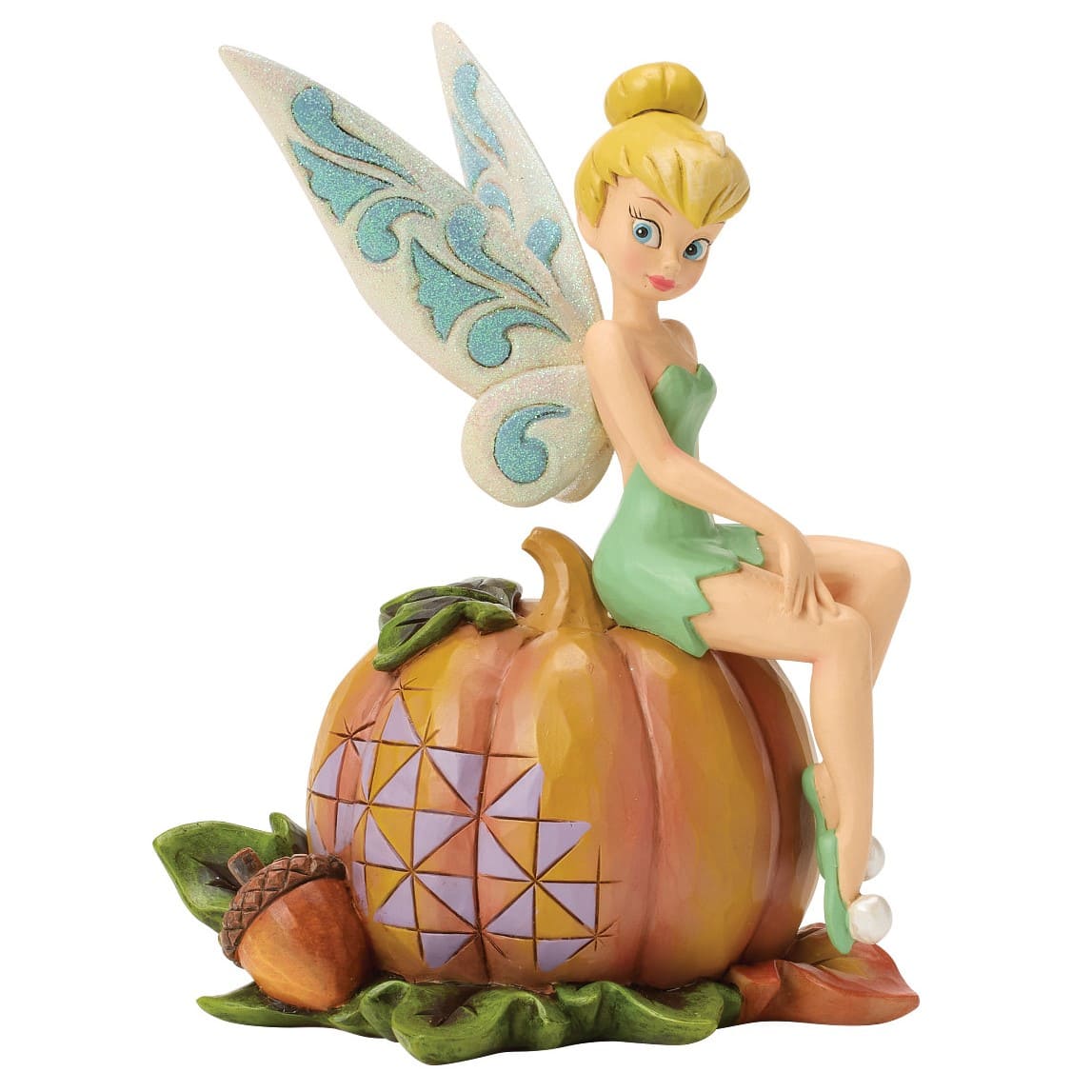 Pumpkin Patch Pixie Tinkerbell auf Kürbis / Pumpkin 6017943 Disney Traditions Jim Shore Halloweenfigur