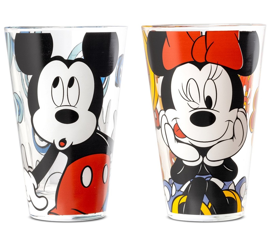 Disney Set mit 2 Gläsern - Mickey & Minnie Mouse 103037 - Disney by Egan Disney Set mit 2 Gläsern - Mickey & Minnie Mouse 103037 - Disney by Egan