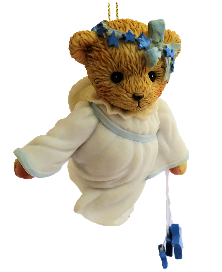 CT-4023650b-Star-Bright Cherished Teddies, Star Bright, A Christmas Wish, Angel Ornament, Engel, Anhänger, Weihnachtsanhänger, 4023650, Priscilla Hillman, Cherished Teddies Engel, Cherished Teddies Ornament
