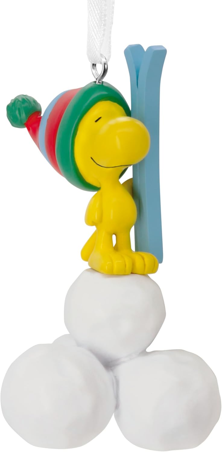 X-Mas Peanuts - Woodstock mit Schneebällen - 30200127 Hallmark Ornament - Weihnachtsanhänger X-Mas Peanuts - Woodstock mit Schneebällen - 30200127 Hallmark Ornament - Weihnachtsanhänger