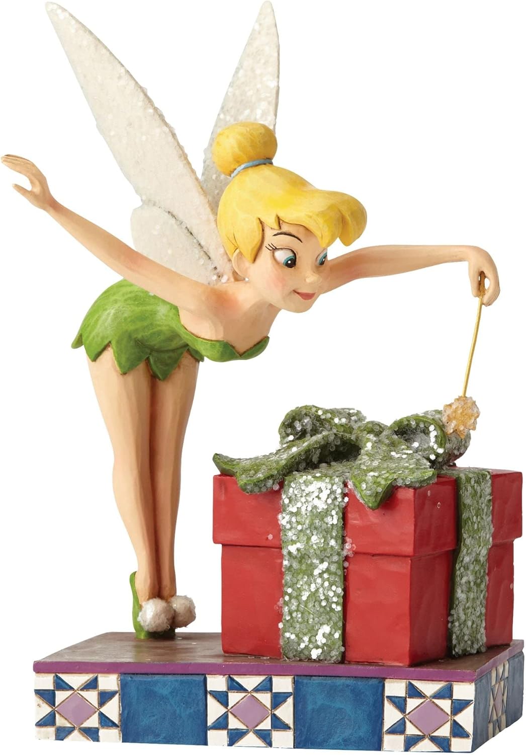 Pixie Dusted Present Tinkerbell / Disney Traditions by Jim Shore 4051970 Pixie Dusted Present Tinkerbell / Disney Traditions by Jim Shore 4051970
