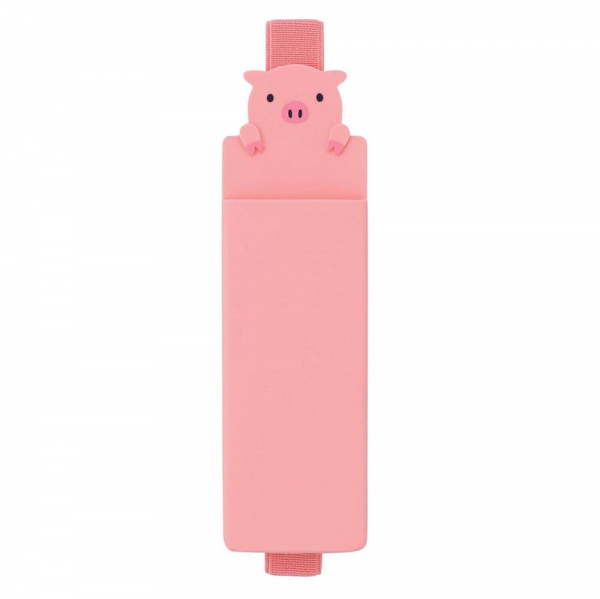 pl-a7720-5lHHGx5MKPcjOy Lihit Lab, Punilabo, Pig Book Band Pen Case, Schwein Stifteetui mit Buchband