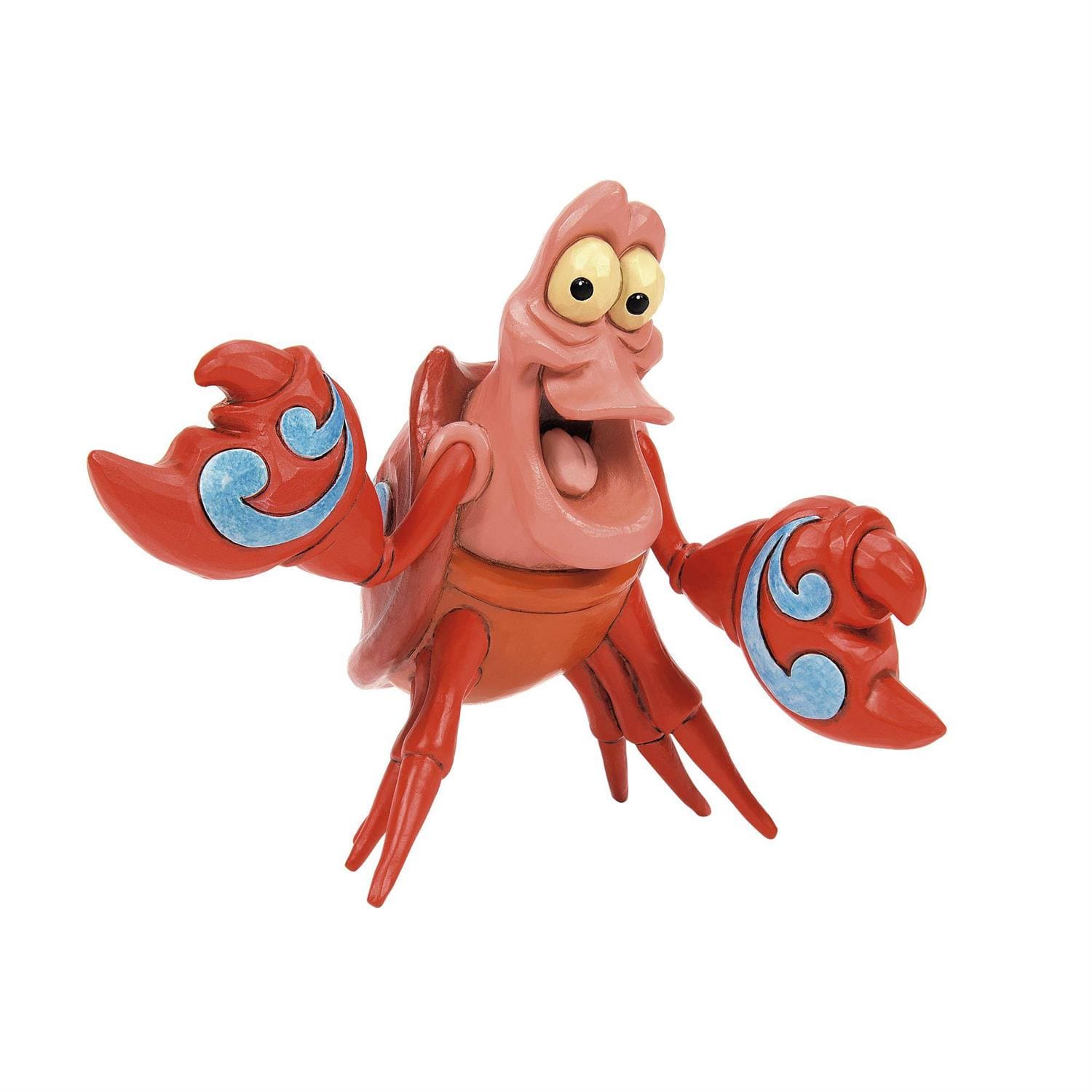 6015021 Jim Shore, Disney Traditions, Jim Shore Disney, 6015021, Sebastian Minifigur, Krabbe Sebastian, Arielle, Jim Shore Disneyfigur, Jim Shore Figur