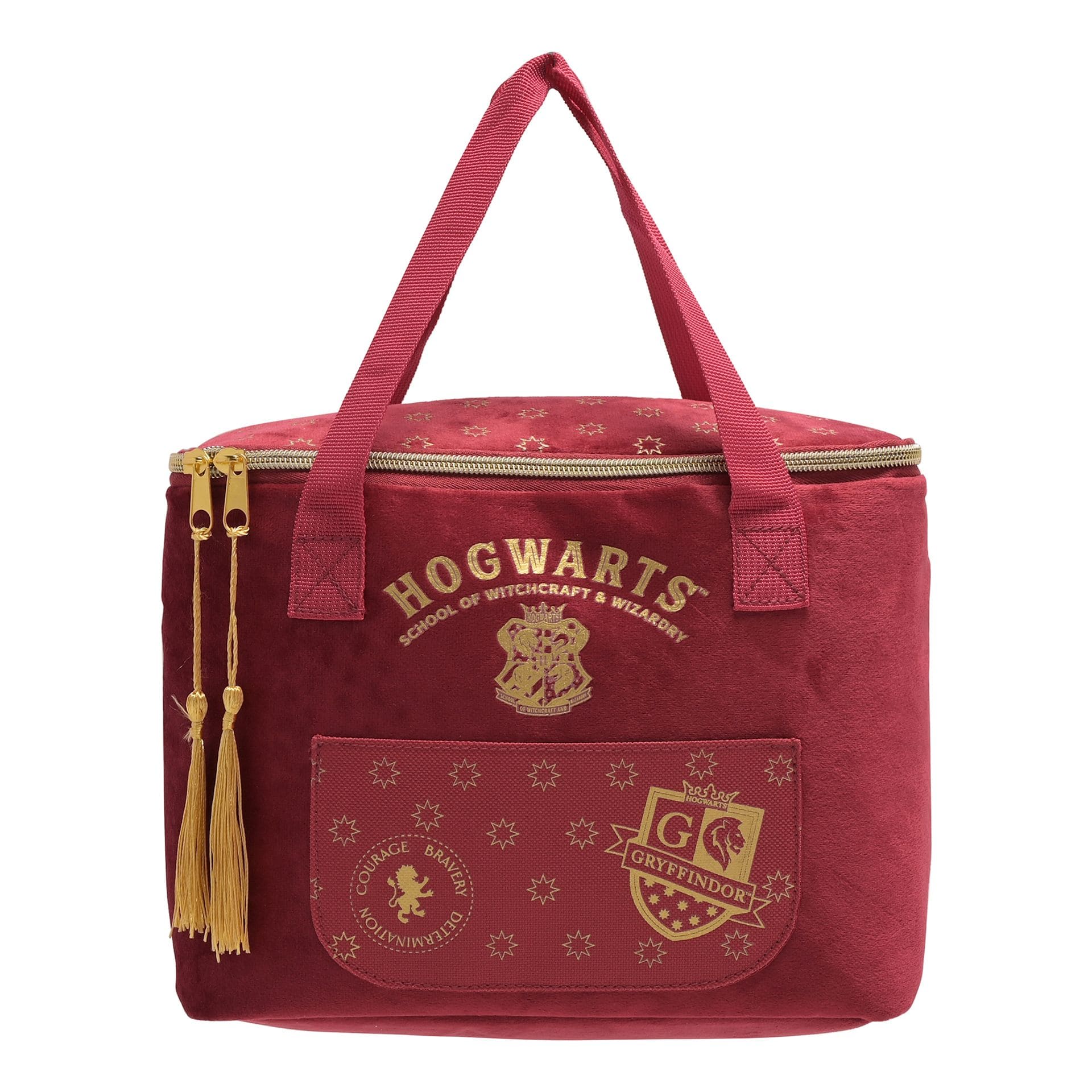 wb213 Harry Potter Lunch Bag, Brotzeittasche, Brotbeuel, Freßbeutel, Pausenbrot, Warner Brothers, Gryffindor Tasche, Hogwarts