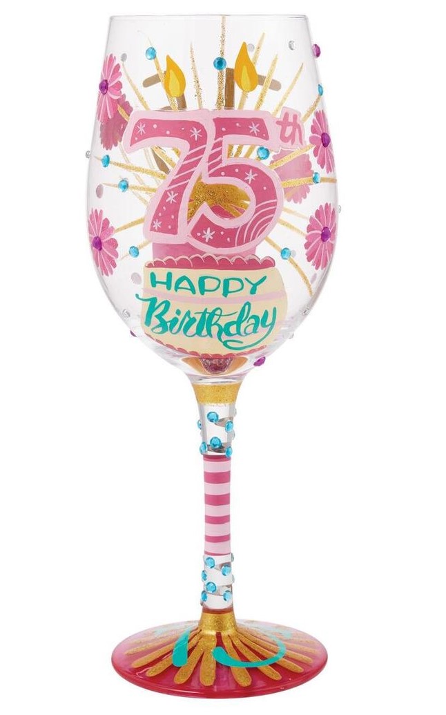 Geburtstagsglas - Happy 75th Birthday - Herzlichen Glückwunsch zum 75. Geburtstag - Lolita Weinglas 6016992 Geburtstagsglas - Happy 75th Birthday - Herzlichen Glückwunsch zum 75. Geburtstag - Lolita Weinglas 6016992
