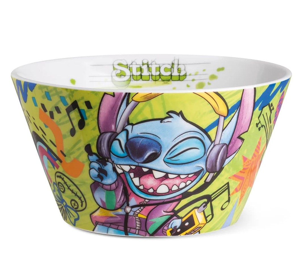 Schüssel Müslischale Stitch grün mit Kopfhörern 122006 - Disney by Egan Schüssel Müslischale Stitch grün mit Kopfhörern 122006 - Disney by Egan