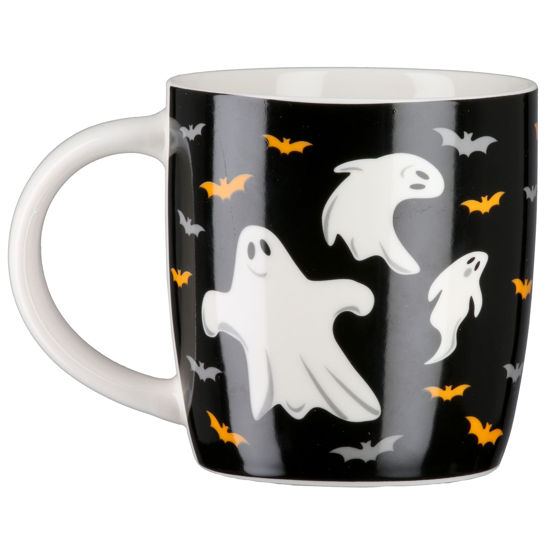 Halloween Becher Gespenster & Fledermäuse - Gilde Tasse 63239 - Gruseliger Halloween Becher 380 ml