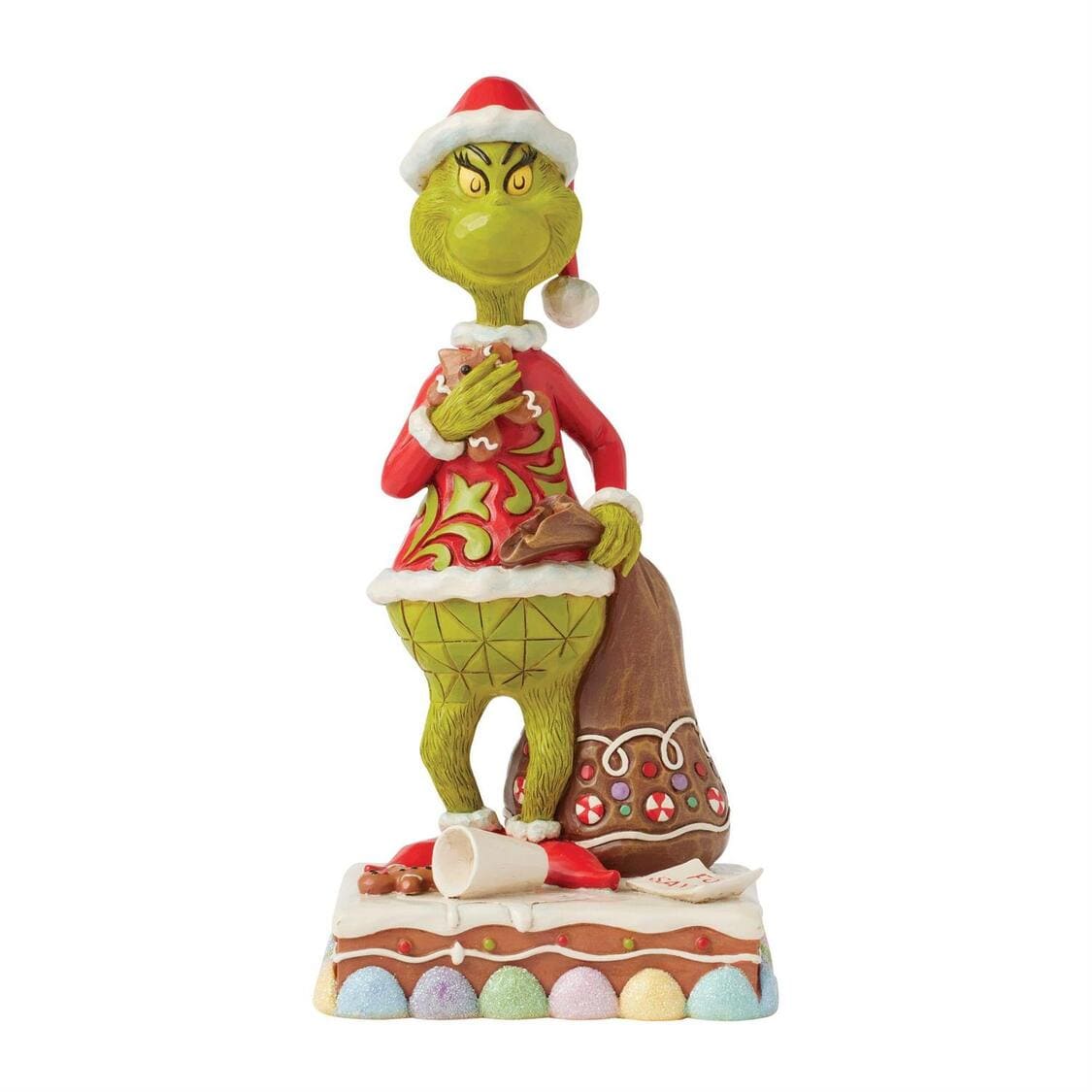 Grinch Eating Cookies / Grinch isst Kekse - Grinch by Jim Shore 6017058