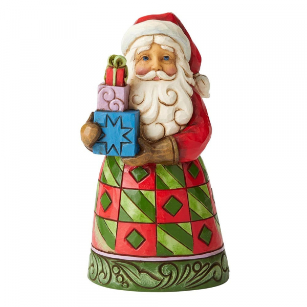 hc-6004290a Heartwood Creek, Jim Shore, Delivered With Love, Weihnachtsmann mit Geschenken