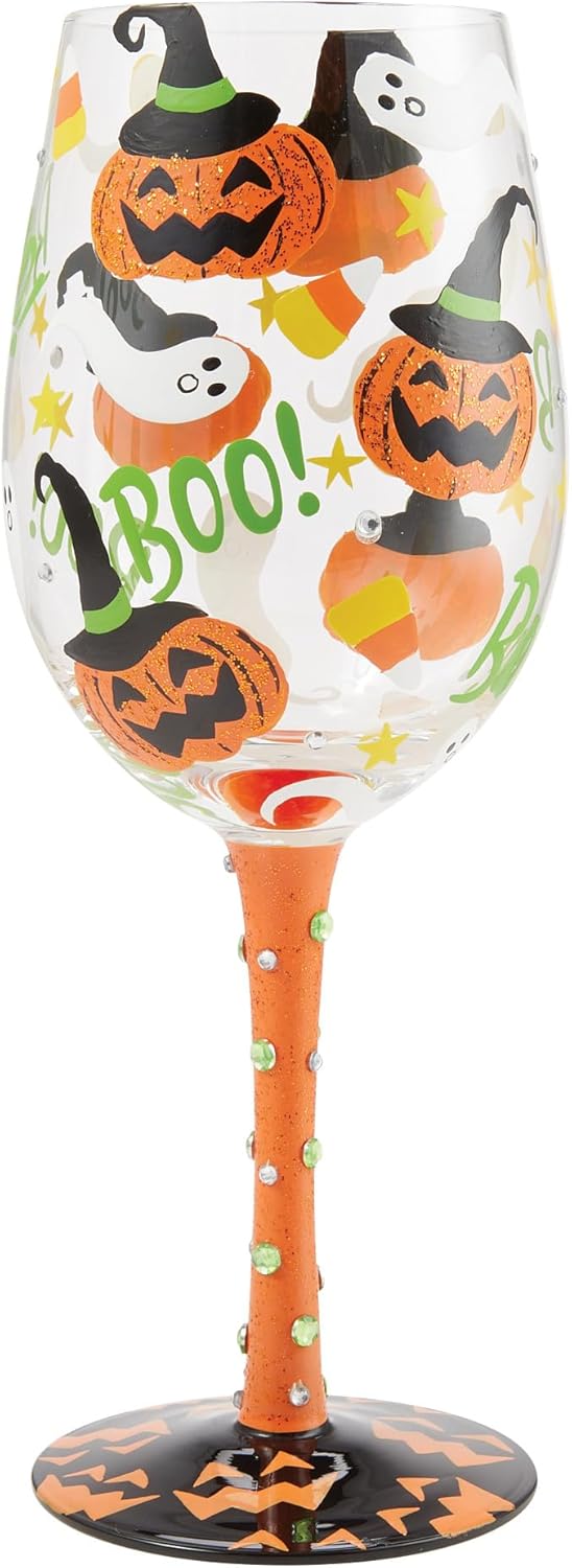 Halloweenglas - Spook-Tacular / Kürbisse mit Hexenhut - Lolita Weinglas 6014193 Halloweenglas - Spook-Tacular / Kürbisse mit Hexenhut - Lolita Weinglas 6014193