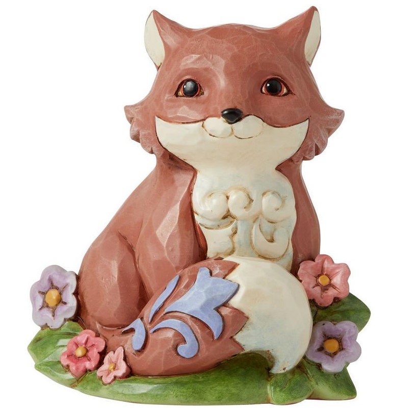 6010565 Jim Shore, Heartwood Creek, Jim Shore Heartwood Creek, Fox Mini, Fuchs Minifigur, 6010565, Jim Shore Animal, Jim Shore Tiere, JIm Shore Figur