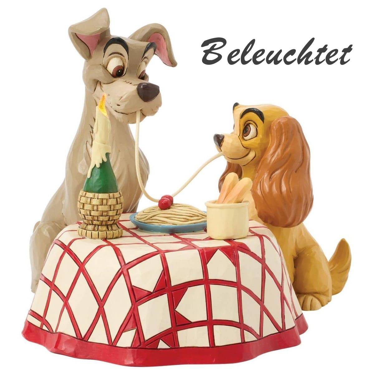 Dinner for Two Susi & Strolch Lady & the Tramp - 6016899 Jim Shore Disney Traditions Disney Figur Dinner for Two Susi & Strolch Lady & the Tramp - 6016899 Jim Shore Disney Traditions Disney Figur