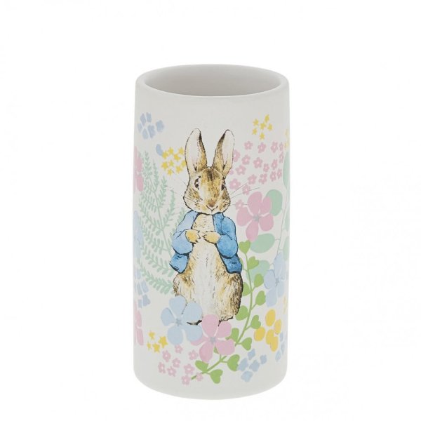 a32232a Beatrix Potter, Peter Rabbit, A32232, Peter Rabbit, Beatrix Potter Blumenvase, English Garden Vase, Peter Hase, Tales of Beatrix Potter