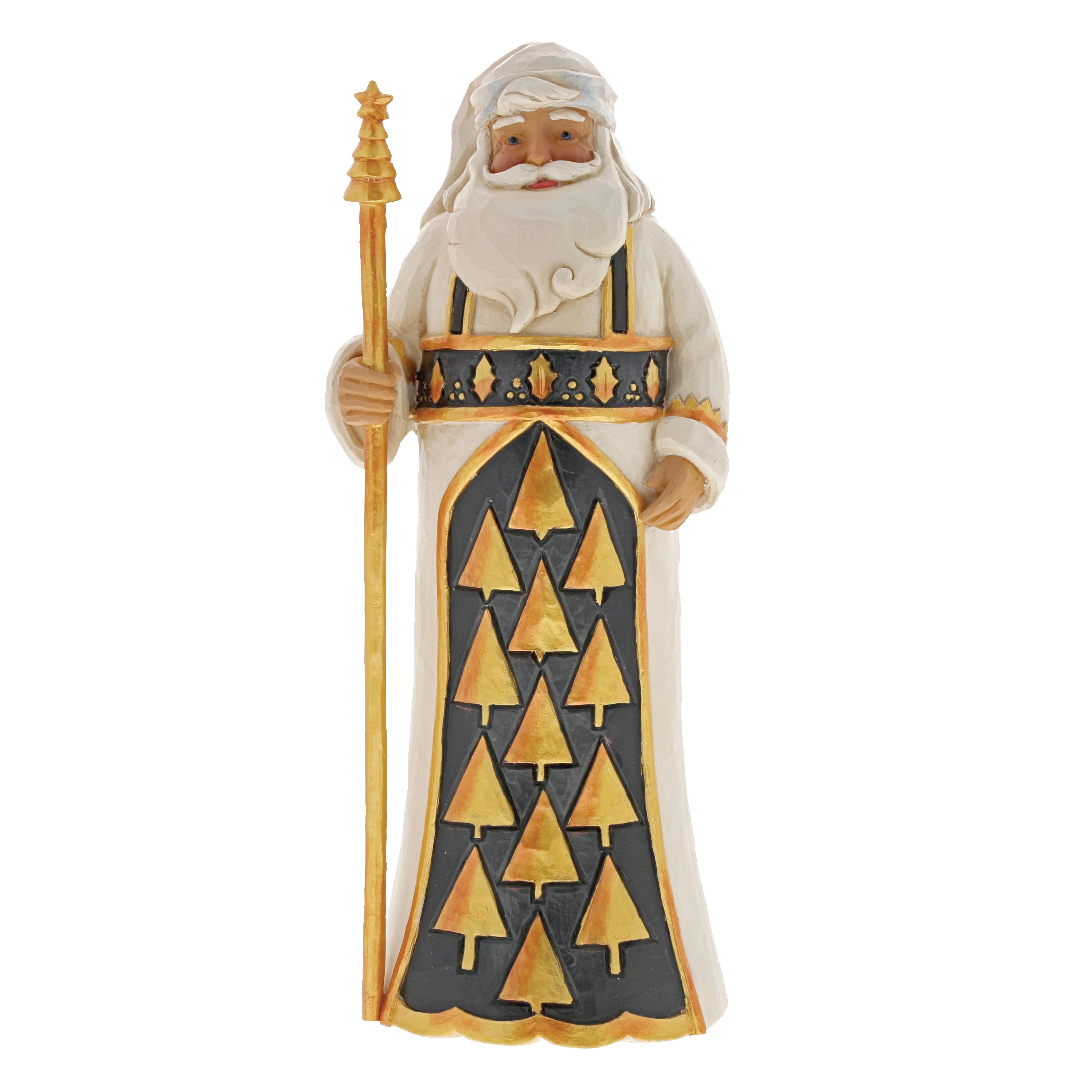 6001434 Heartwood Creek, Jim Shore, Black and Gold, Black & Gold, Season So Splendid Santa, Weihnachtsmann, 6001434, Jim Shore Weihnachten, Jim Shore Weihnachtsmann