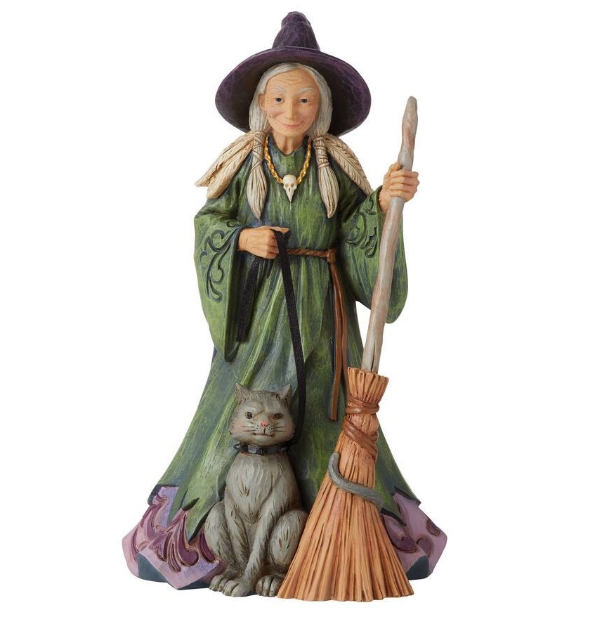 6010668 Jim Shore, Heartwood Creek, Jim Shore Heartwood Creek, Jim Shore Halloween, Evil Witch, Fear Is Near Böse Hexe, 6010668, Heartwood Creek Halloween, Jim Shore Hexe, Jim Shore Witch