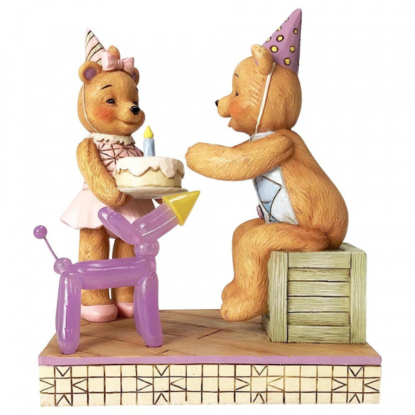 hc-6005124a Jim Shore, Button and Squeaky, Button und Squeaky, Make A Wish, Heartwood Creek