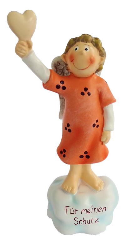 28289-orange Schutzengel Für meinen Schatz, orange - Gilde Schutzengel