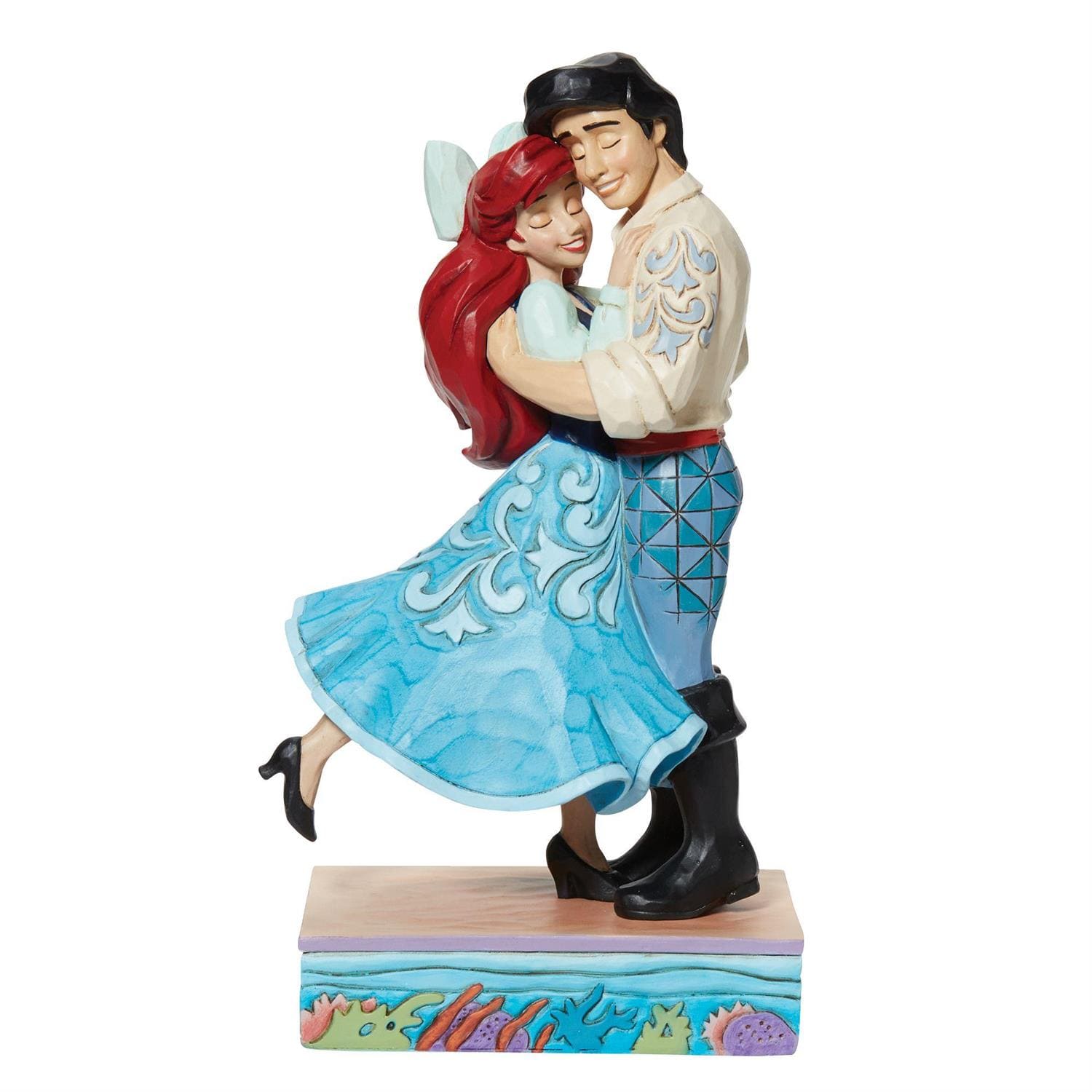 6013070 Disney Traditions,Disney Traditions, Jim Shore, Disney Traditions Jim Shore, 6013070, Two Worlds United, Liebespaar Arielle & Prinz Eric, Ariel & Prince Eric Love, Disney Paar, Disney Liebespaar, Disney Pärchen, Jim Shore Arielle, Disney Traditions Ariel