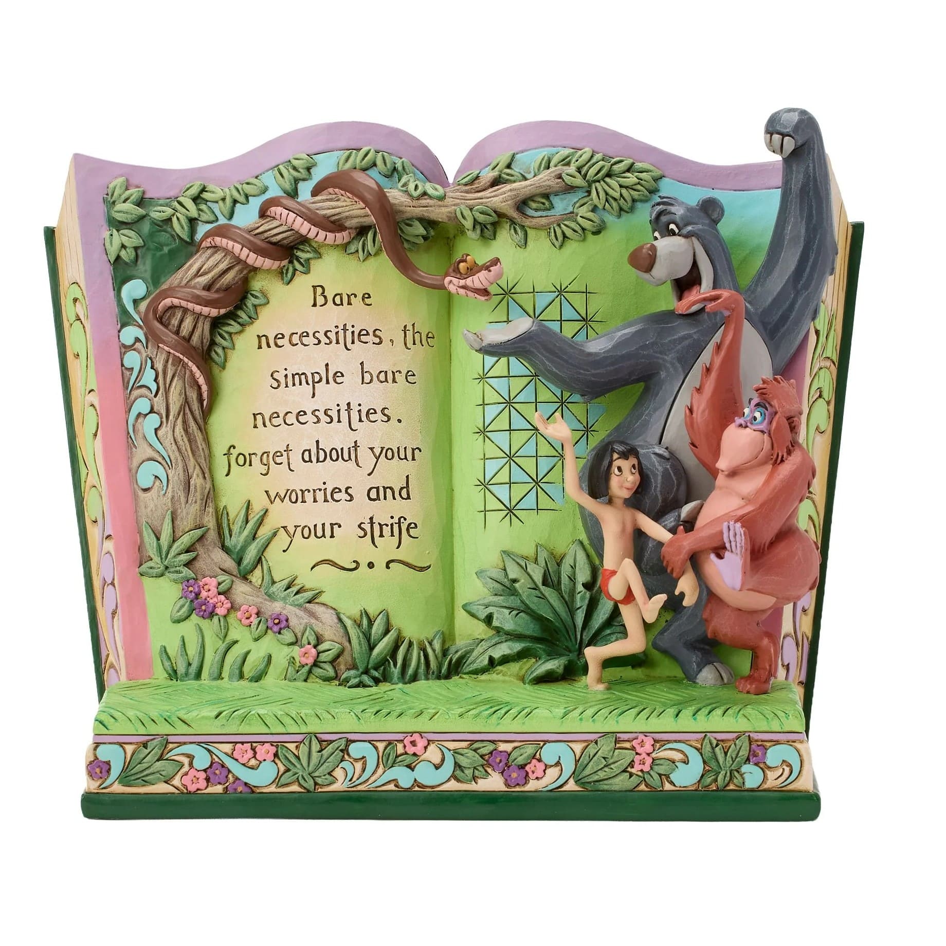 Storybook Carefree Companions Dschungelbuch 6019902 Disney Traditions Jim Shore Disney Storybook Jungle Book