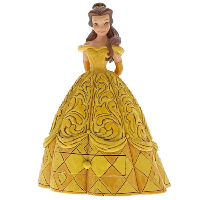 dt-a29503 Disney Traditions, Jim Shore, Treasure Keeper - Belle, Schmuckkästchen / Die Schöne und das Biest