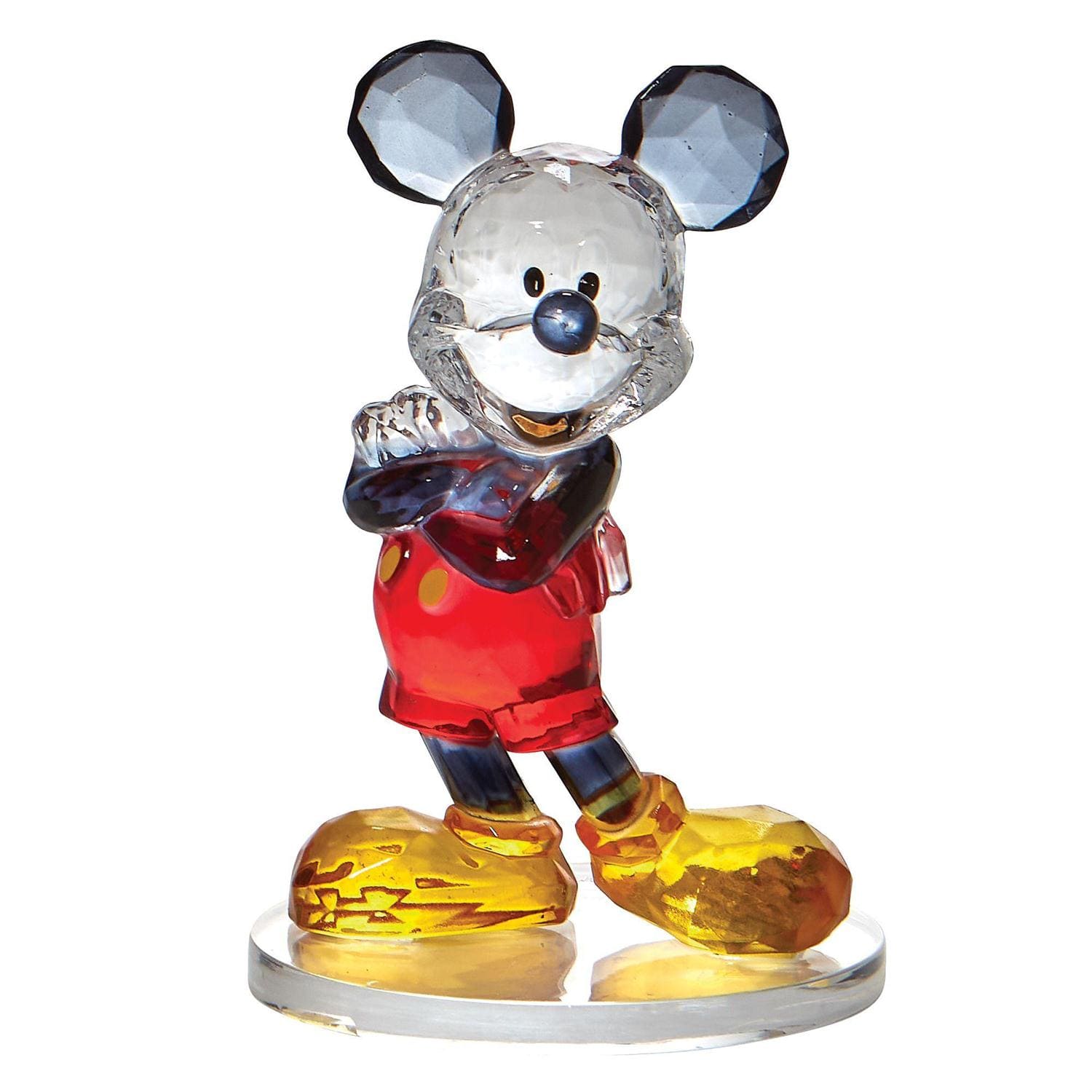 ND6009037 Licensed Facets Collection, Disney Facets, Facettenfigur, Acrylfigur, Kristallfigur, Disneyfigur Kristall, Disney Mickey Mouse, Micky Maus, Micky Maus Facettenfigur, ND6009037