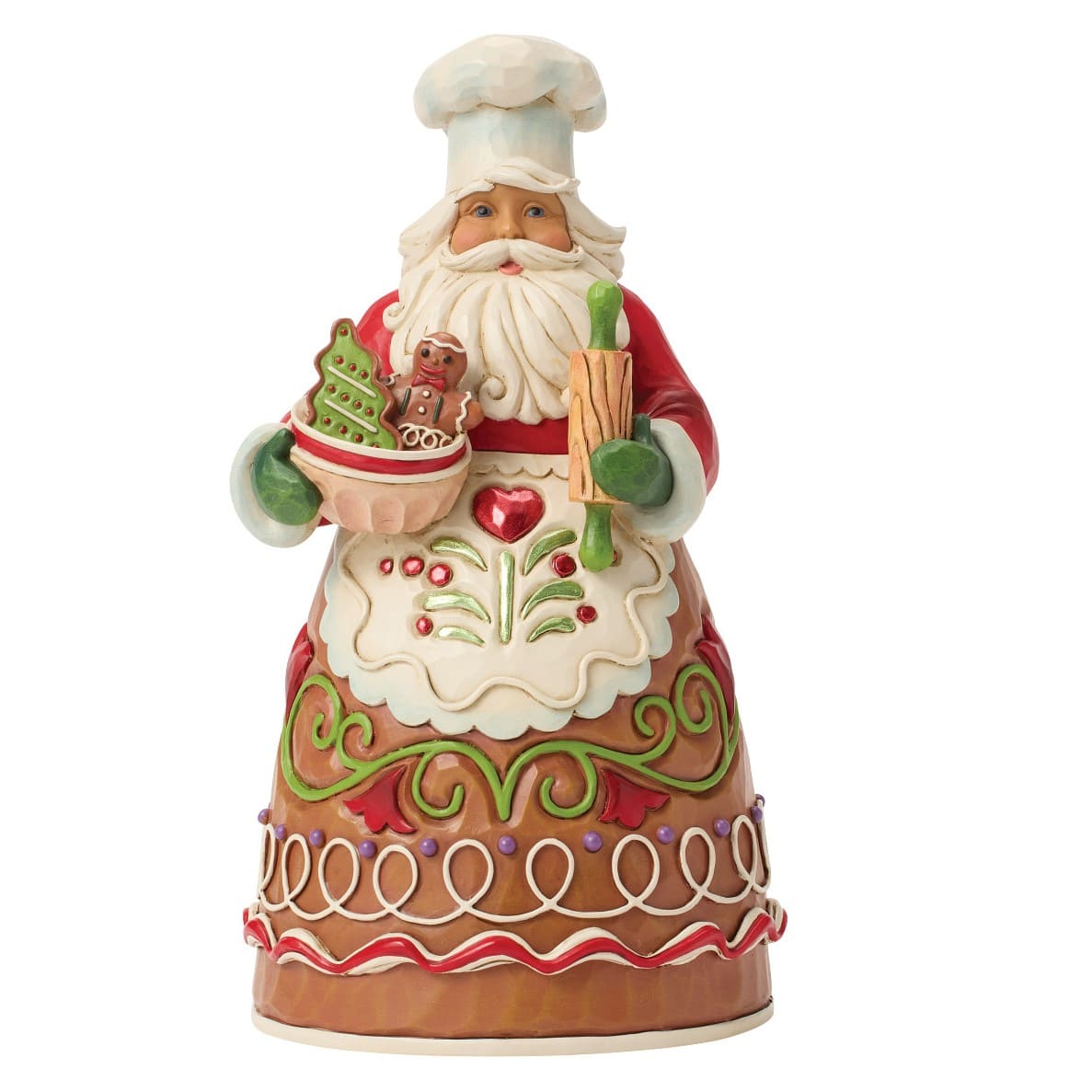 Baking Holiday Magic Weihnachtsmann 6018881 - Gingerbread Pastry Chef Santa - Jim Shore Heartwood Creek