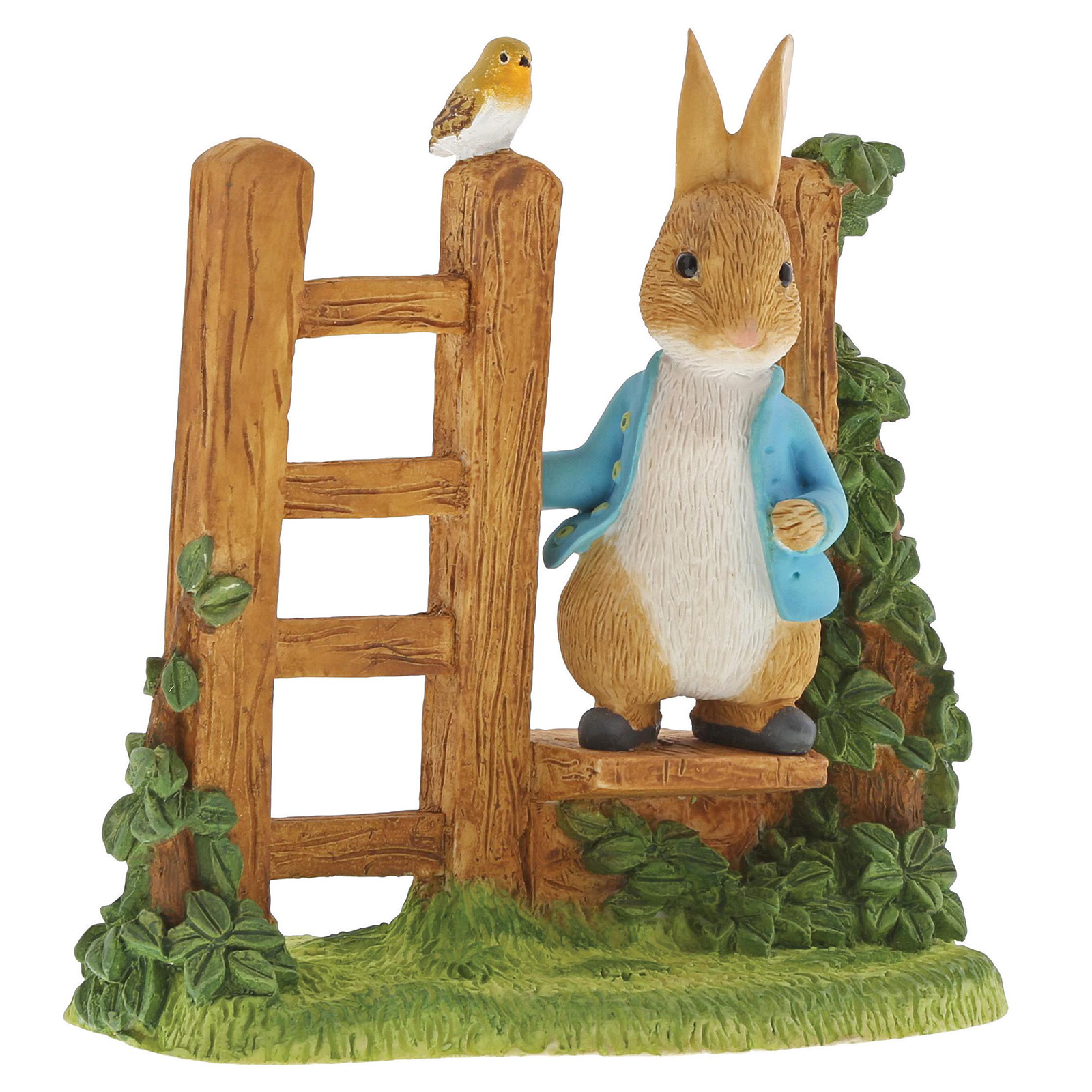 a29835 Beatrix Potter, Beatrix Potter Collection, Peter Rabbit, Benjamin Bunny, Flopsy, Jemima Puddle-Duck, Jeremy Fisher, A29835, Peter Rabbit on Wooden Stile