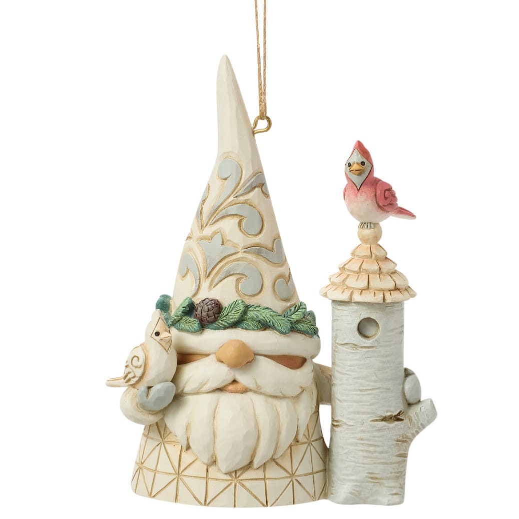 Holiday Guests Gnome with Birds Ornament / Wichtel mit Vögeln - Heartwood Creek by Jim Shore 6019320