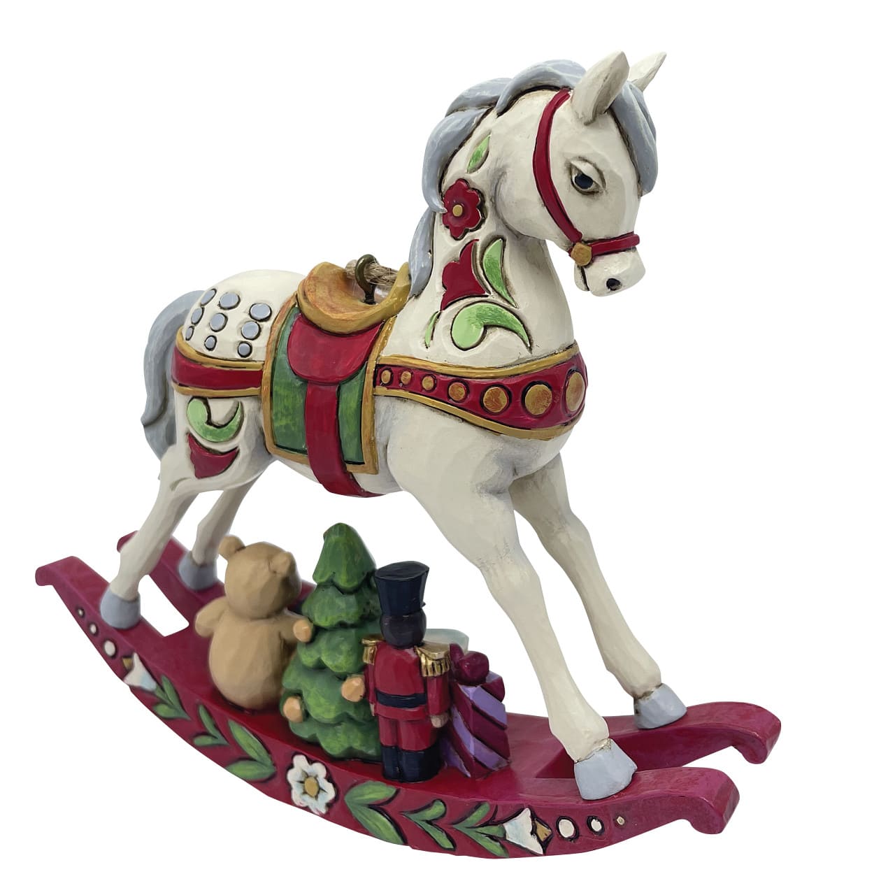 Schaukelpferd Ornament - 6019342 - Heartwood Creek Jim Shore Weihnachtsanhänger Rocking Horse