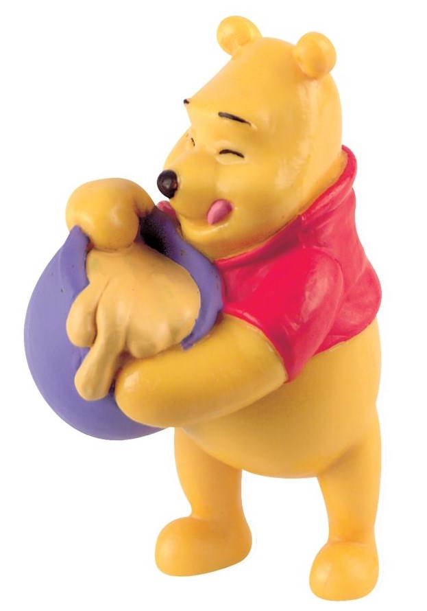 Winnie Pooh & Friends - Winnie Puuh mit Honigtopf - Walt Disney Spielfigur - Tortenfigur - Disneyfigur Bullyland 12340 Winnie Pooh & Friends - Winnie Puuh mit Honigtopf - Walt Disney Spielfigur - Tortenfigur - Disneyfigur Bullyland 12340