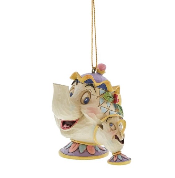 Mrs. Potts & Chip - Madame Pottine & Tassilo Ornament / Disney Traditions by Jim Shore - A21431 Mrs. Potts & Chip - Madame Pottine & Tassilo Ornament / Disney Traditions by Jim Shore - A21431