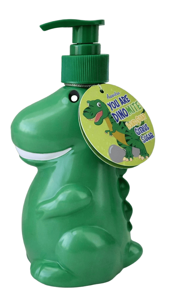 Handseife - Seifenspender Dinosaurier 8163196 - Pumpspender mit Flüssigseife / Kinderseife