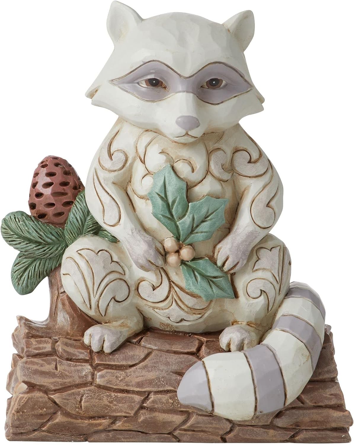 Racoon with Pinecone / Waschbär - Heartwood Creek by Jim Shore 6011619 Racoon with Pinecone / Waschbär - Heartwood Creek by Jim Shore 6011619