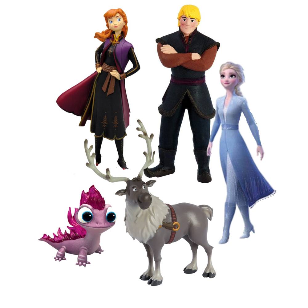 Frozen - Frozen II Geschenkset mit 5 Figuren - Disneyfigur von Bullyland Spielfigur Tortenfigur Disneyfigur - 13414 Frozen - Frozen II Geschenkset mit 5 Figuren - Disneyfigur von Bullyland Spielfigur Tortenfigur Disneyfigur - 13414
