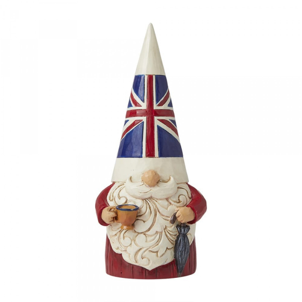 hc-6008422a Jim Shore, Heartwood Creek, Jim Shore Gnome, Heartwood Creek Gnomes, Jim Shore Wichtel, 6008422, British Gnome, Britischer Gnome, Britischer Wichtel, Around the World Collection