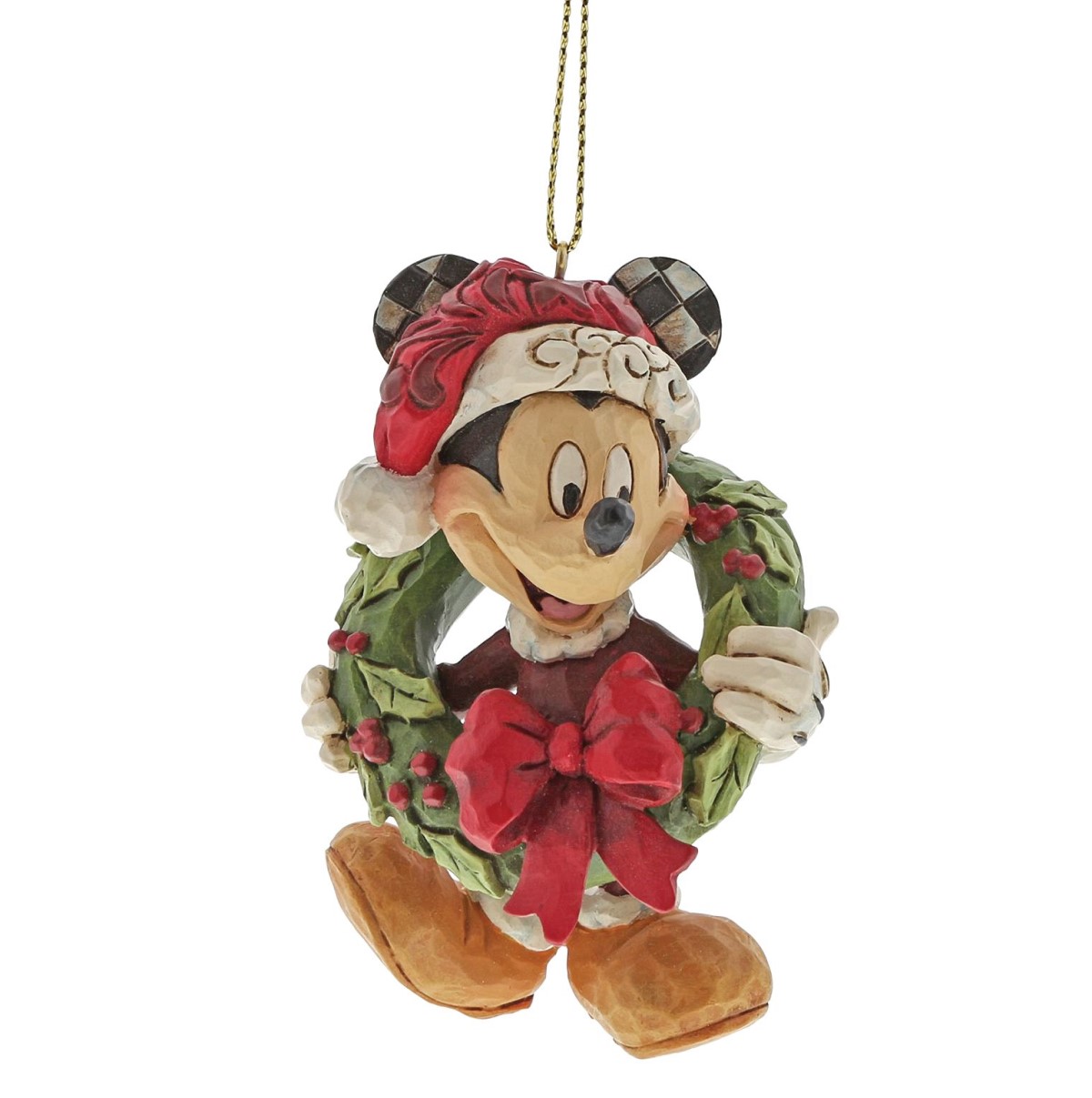 Mickey Mouse Ornament / Micky Maus mit Kranz Weihnachtsanhänger A30355 Mickey Mouse Ornament / Micky Maus mit Kranz Weihnachtsanhänger A30355