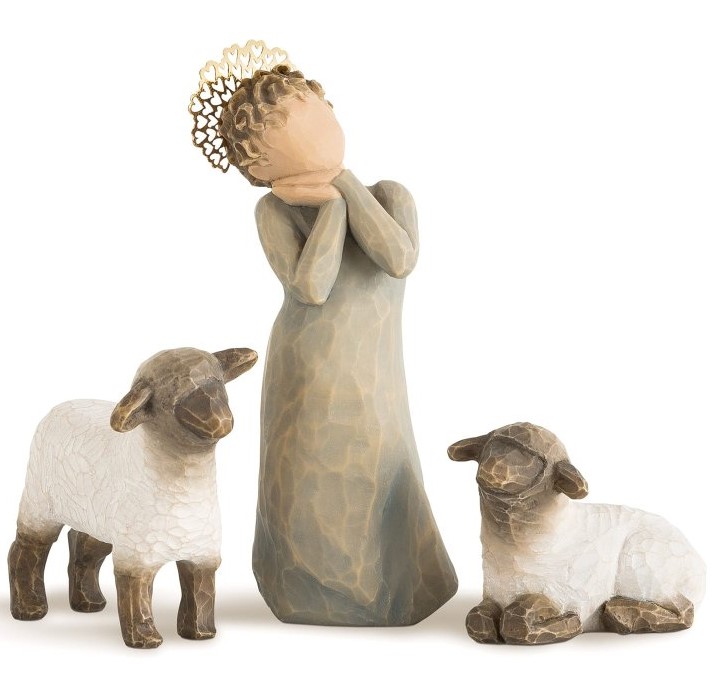 Weihnachtskrippe - Little Shepherdess Willow Tree 26442 - Kleine Hirtin - Schäferin / Willow Tree Krippe Weihnachtskrippe - Little Shepherdess Willow Tree 26442 - Kleine Hirtin - Schäferin / Willow Tree Krippe