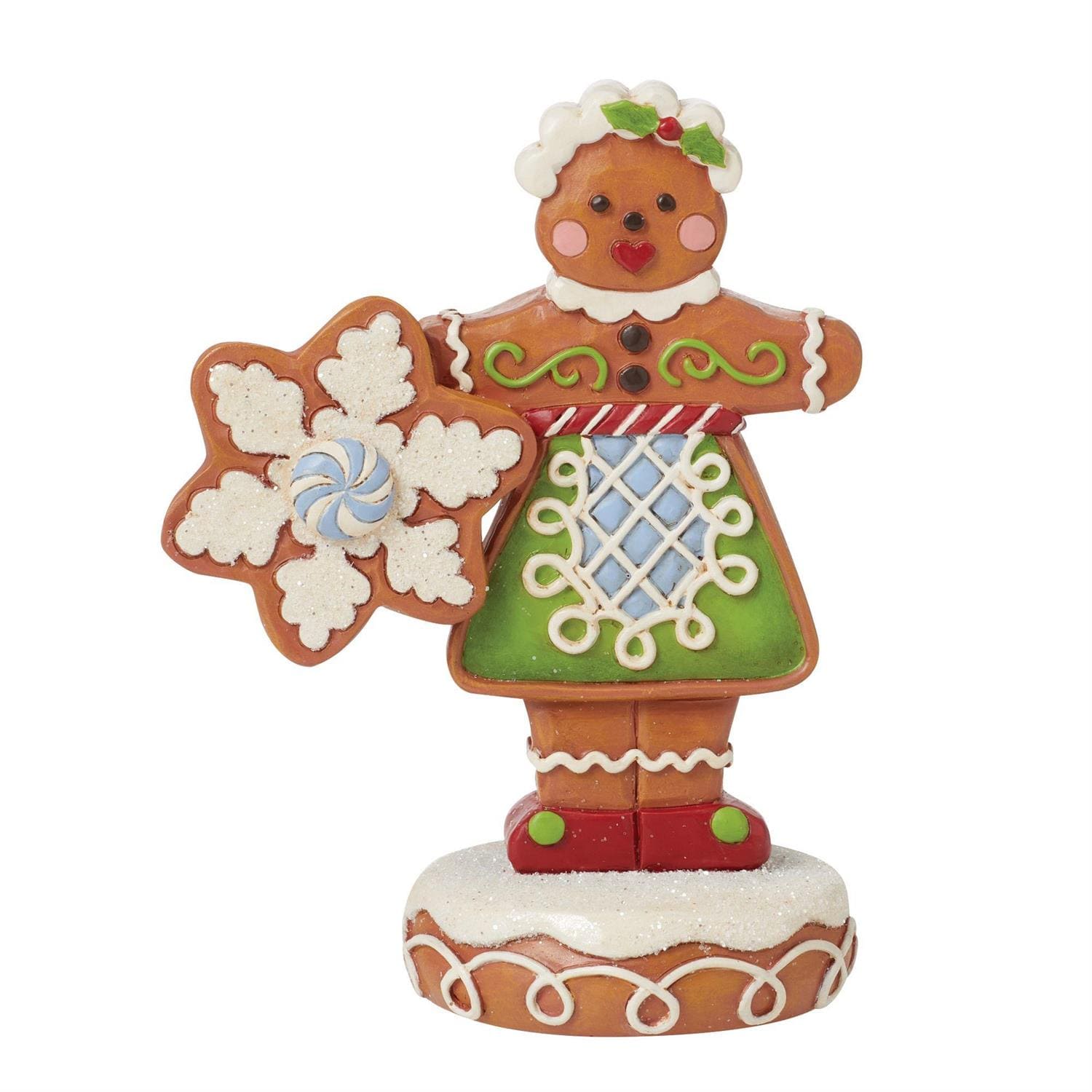 6015437 Jim Shore, Heartwood Creek, Jim Shore Santa, 6015437, Gingerbread Sweetie, Gingerbread Girl, Lebkuchenfrau, Lebkuchenmädchen, Jim Shore Weihnachtsfigur