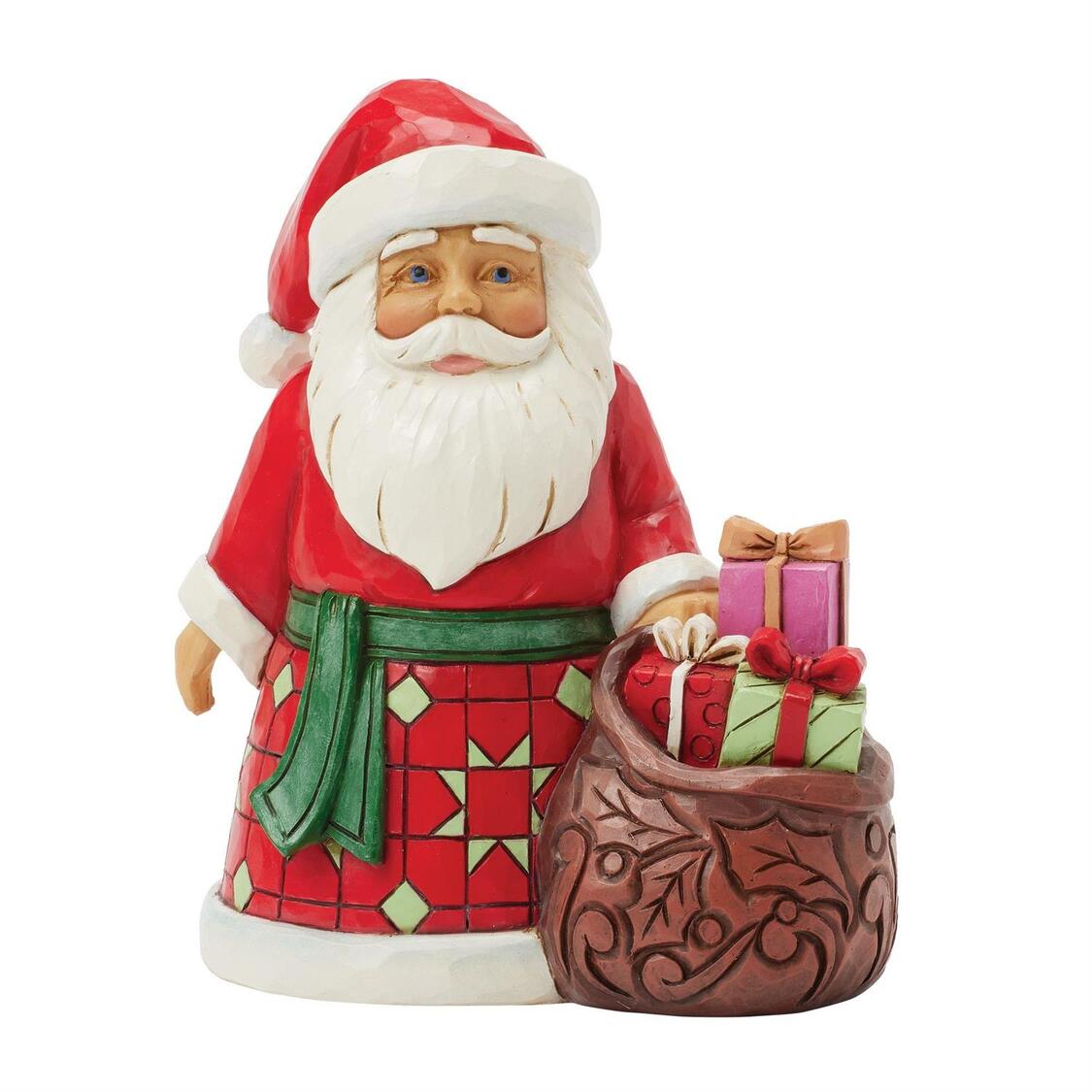 Filled with Christmas Cheer Santa - Weihnachtsmann Spielzeugsack - Heartwood Creek by Jim Shore 6017296 Filled with Christmas Cheer Santa - Weihnachtsmann Spielzeugsack - Heartwood Creek by Jim Shore 6017296