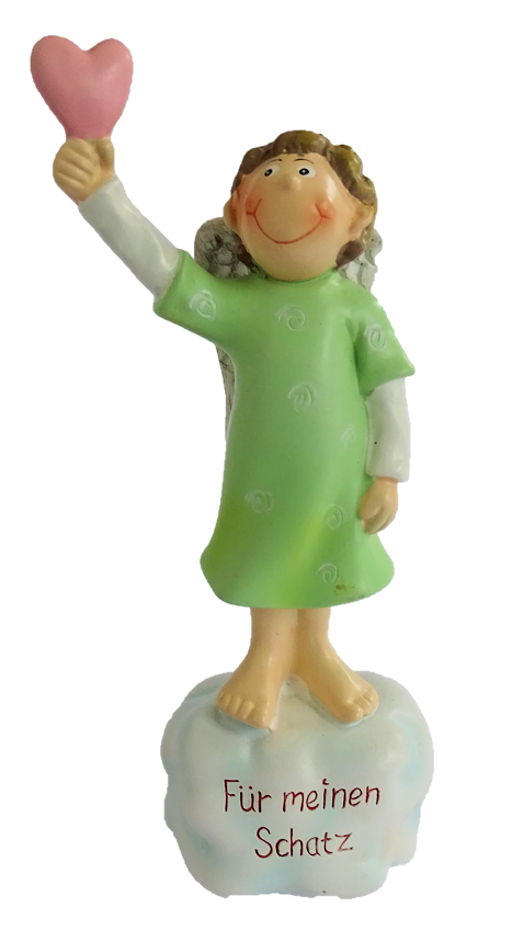 28389-gr-n Gilde Handwerk, Gilde Engel, Gilde Schutzengel, Für meinen Schatz, 38289, Glücksbringer